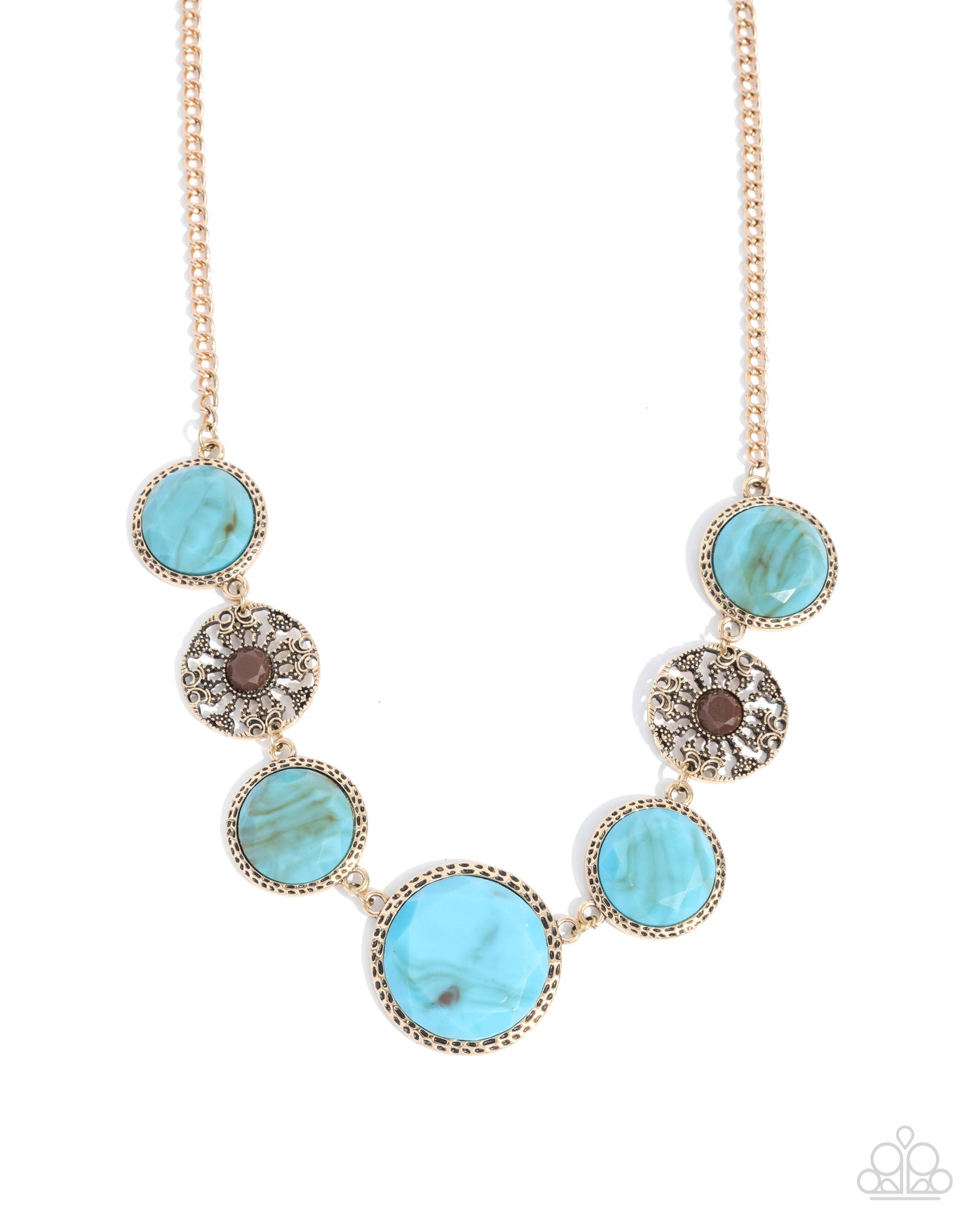 Gentle Glam - Blue necklace A071