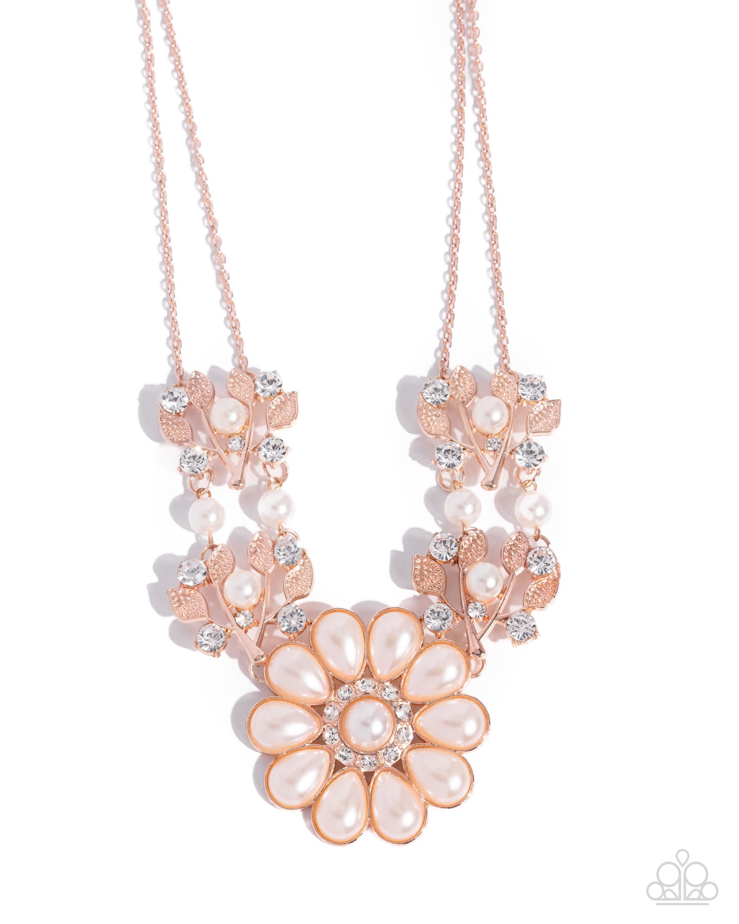Sprouting Shimmer - Rose Gold necklace E032