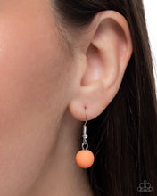 Load image into Gallery viewer, Suddenly Slanted - Orange necklace E015
