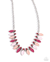 Load image into Gallery viewer, Colorful Citation - Pink necklace B095
