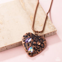 Load image into Gallery viewer, Outgoing Opulence - Copper NECKLACE D025
