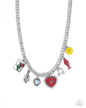 Load image into Gallery viewer, Storytelling Shimmer - Red necklace E037
