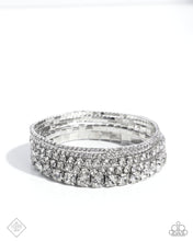 Load image into Gallery viewer, Persistent Pizzazz - White Bracelet MARCH 2025 FF A099
