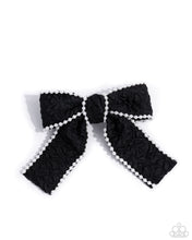 Load image into Gallery viewer, Coquette Charm - Black hair clip E065
