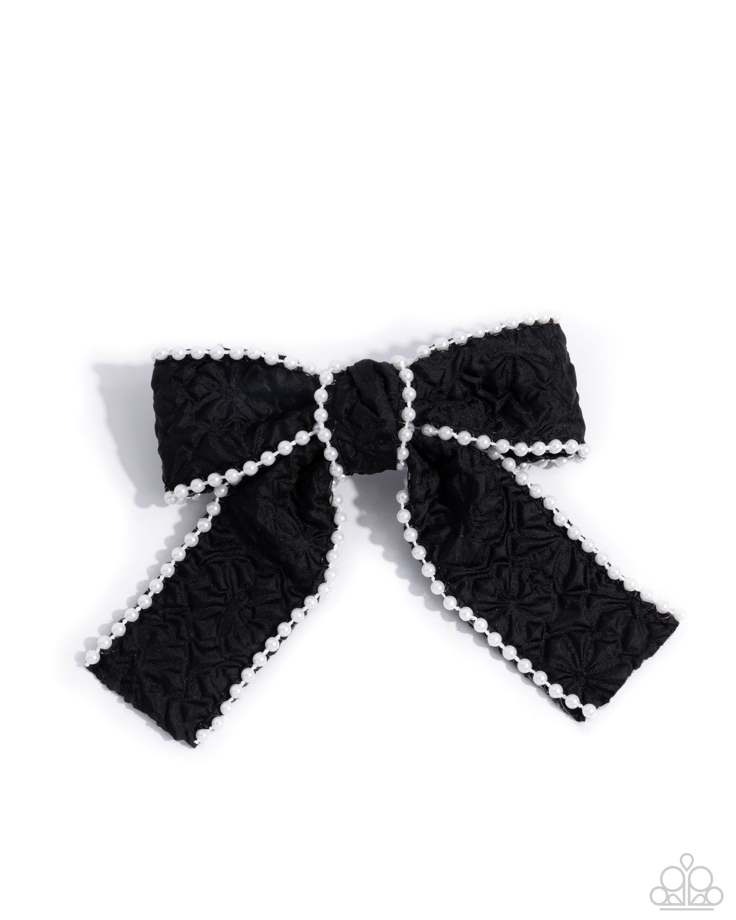 Coquette Charm - Black hair clip E065