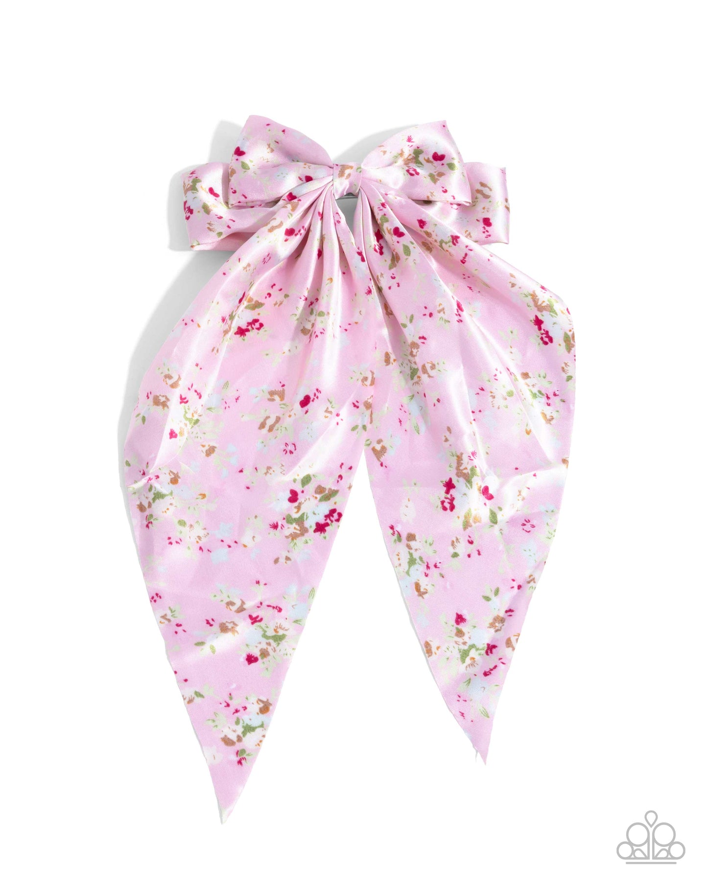Fluttering Flowers - Pink hair clip BOX 12