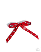 Load image into Gallery viewer, Generous Grommets - Red hair clip E039
