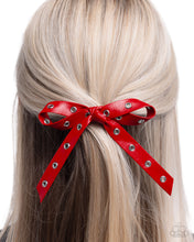 Load image into Gallery viewer, Generous Grommets - Red hair clip E039
