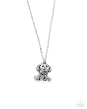 Load image into Gallery viewer, Poodle Pizzazz - Pink necklace E054
