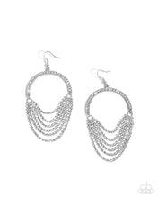 Load image into Gallery viewer, Ostentatious Opulence - White earring D049
