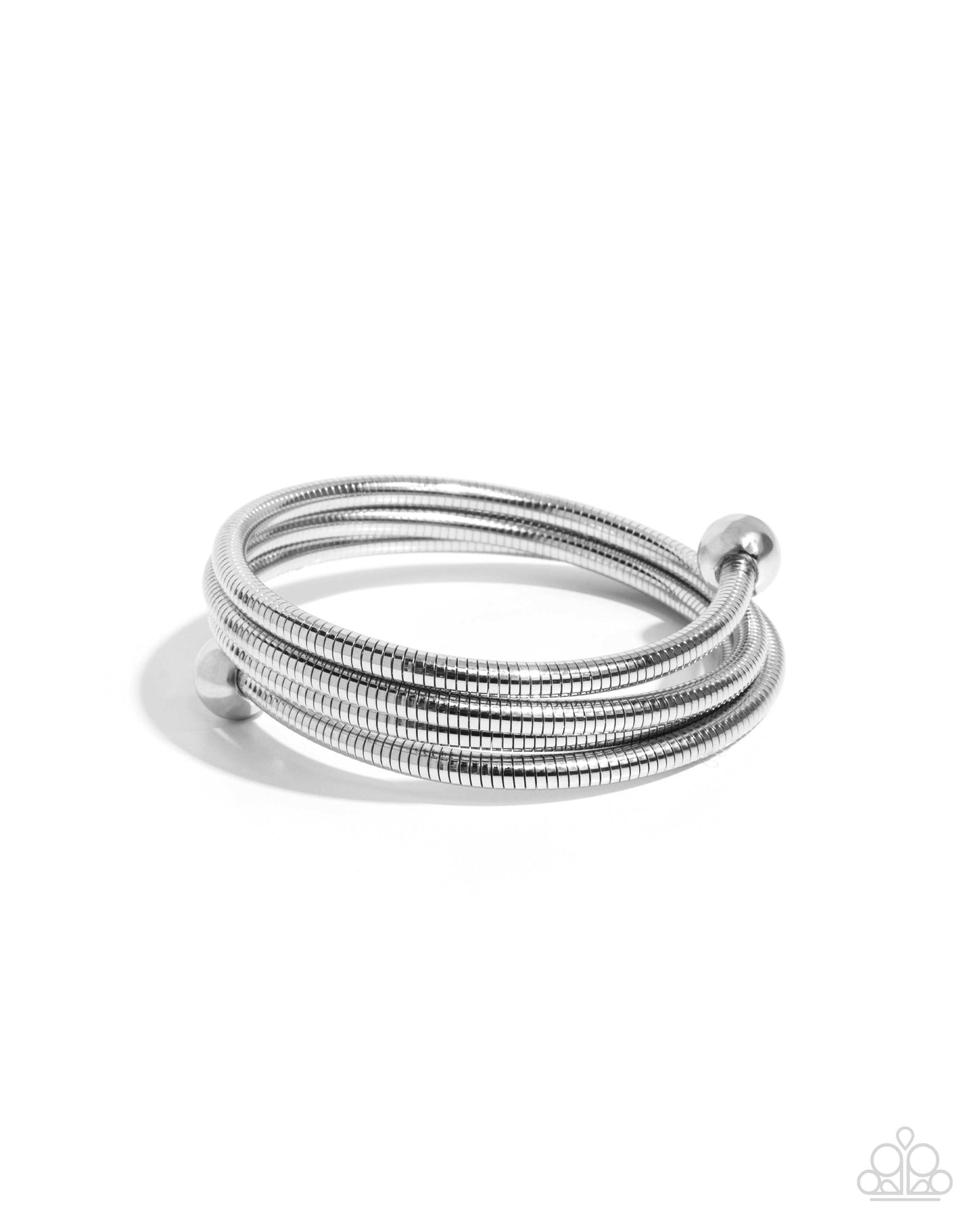 Calmly Coiled - Silver bracelet E082
