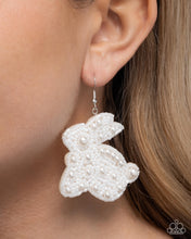 Load image into Gallery viewer, Easter Elegance - White earring F005
