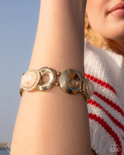 Load image into Gallery viewer, Feminine Flecks - Gold bracelet April FF A075
