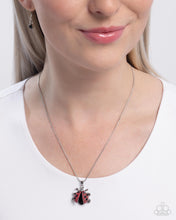 Load image into Gallery viewer, Ladybug Legend - Red necklace E054
