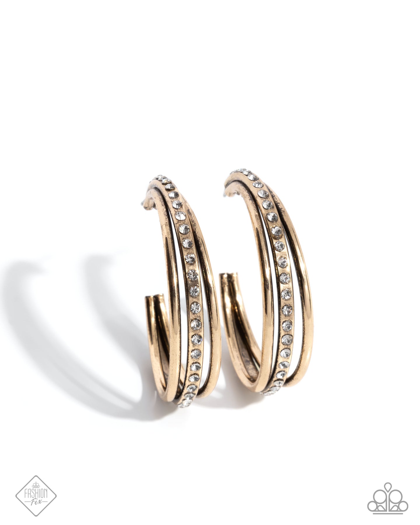 Commanding Culture - Gold hoop earring MARCH 2025 FF E038