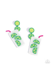 Load image into Gallery viewer, Lavish Limes - Green earring B009
