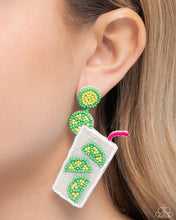 Load image into Gallery viewer, Lavish Limes - Green earring B009
