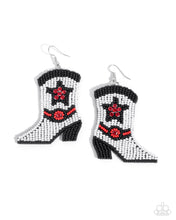 Load image into Gallery viewer, Beaded Boot - Multi earring E004(2)
