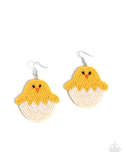 Load image into Gallery viewer, Capricious Chick - Yellow earring D082
