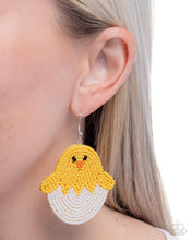 Load image into Gallery viewer, Capricious Chick - Yellow earring D082
