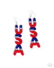 Load image into Gallery viewer, Pampered Patriot - Multi earring E043
