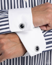 Load image into Gallery viewer, Breaking Boundaries - Black men&#39;s cuff links E045
