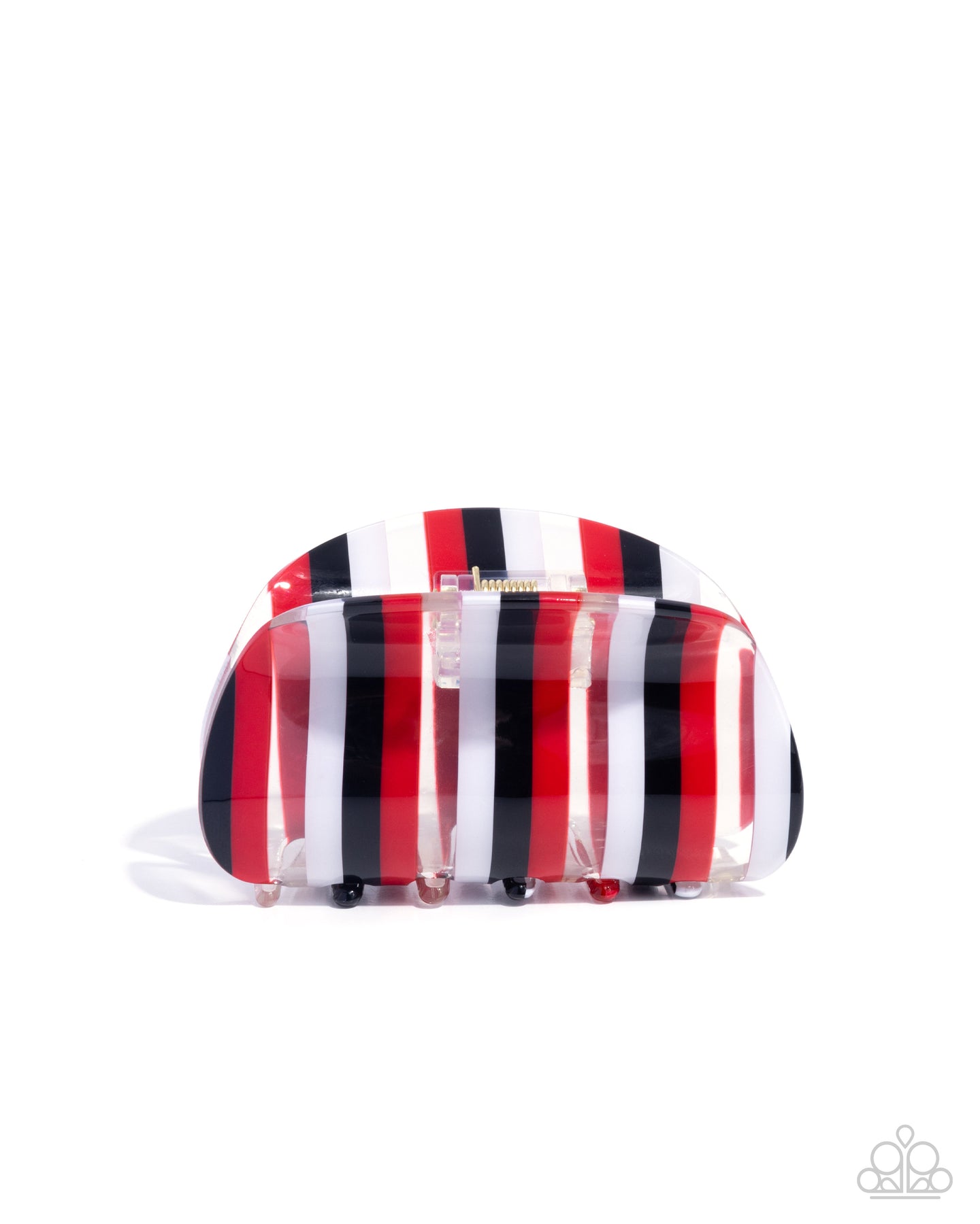 Linear Legato - Red claw hair clip B093