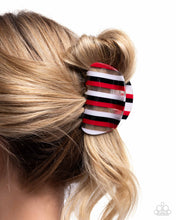 Load image into Gallery viewer, Linear Legato - Red claw hair clip B093
