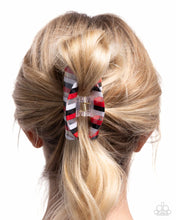 Load image into Gallery viewer, Linear Legato - Red claw hair clip B093
