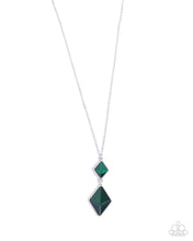 Load image into Gallery viewer, Daily Diamonds - Green necklace E013
