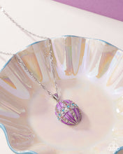 Load image into Gallery viewer, Faberge Flair - Purple necklace E078
