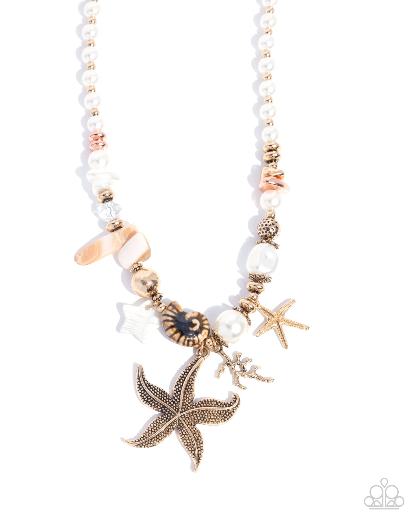 Coastal Cameo - Multi necklace A054