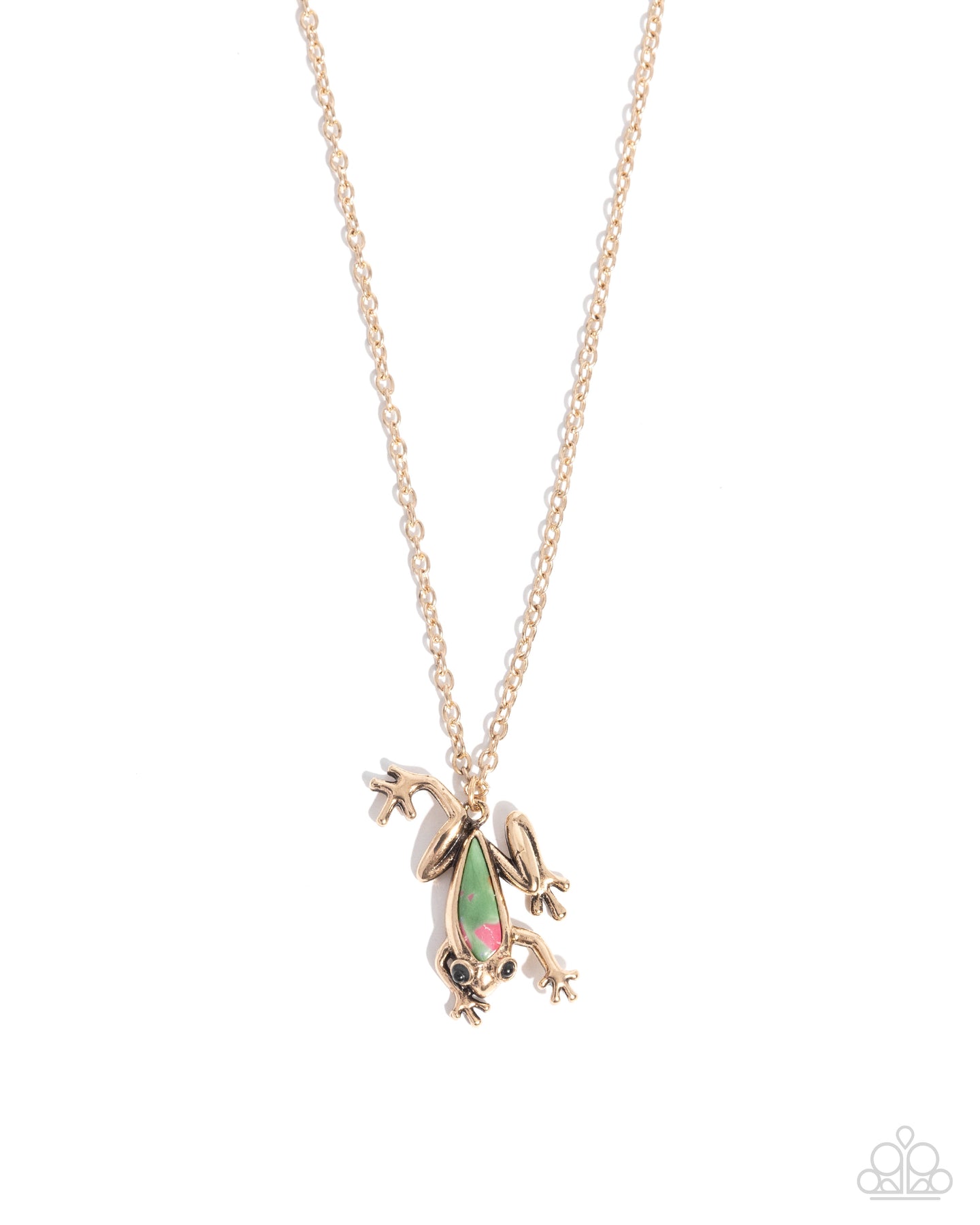 Flashy Tree Frog - Multi necklace BOX 1
