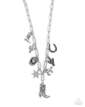 Load image into Gallery viewer, Hoedown Throwdown - Silver necklace B118
