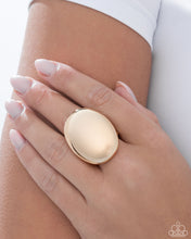 Load image into Gallery viewer, Omniscient Oval - Gold ring LRSHELF
