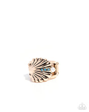Load image into Gallery viewer, Seashell Side - Blue ring G038
