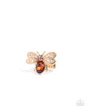 Load image into Gallery viewer, Bedazzled Bee - Brown ring E040
