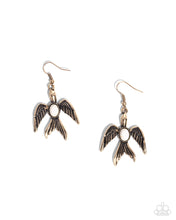Load image into Gallery viewer, Soaring Stones - White earring D064
