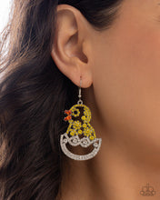 Load image into Gallery viewer, Chick Couture - Yellow earring LOP March 2025 F005
