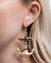 Load image into Gallery viewer, Adorable Anchor - Gold earring Box 3
