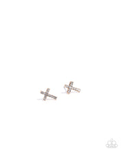 Load image into Gallery viewer, Sacred Shimmer - Gold post earring F003
