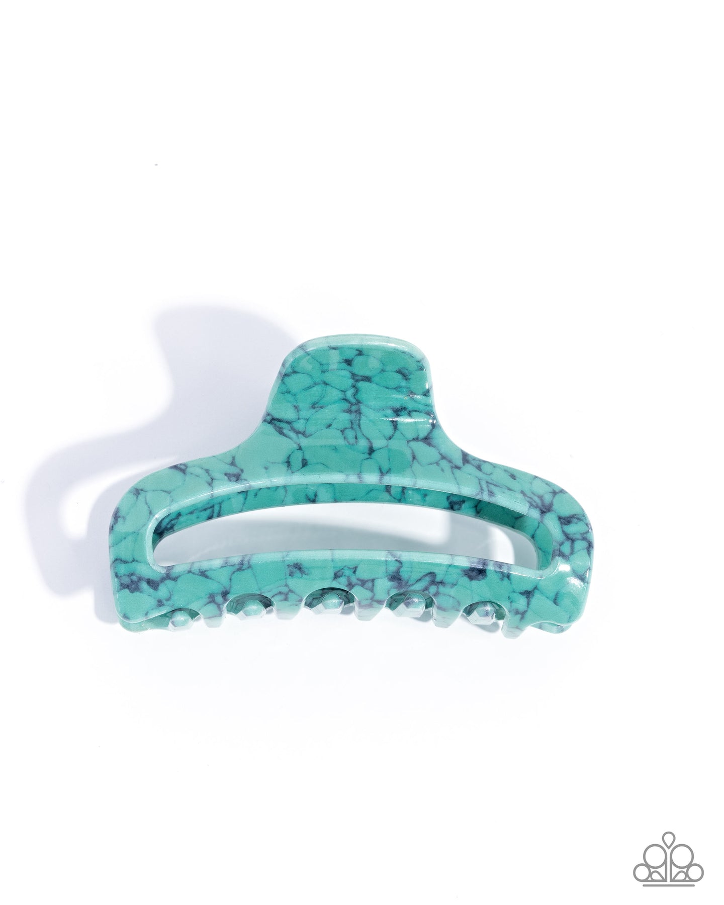Marbled Model - Blue claw hair clip BOX 16(2)