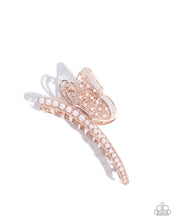 Load image into Gallery viewer, Pastoral Pearls - Rose Gold claw hair clip LRSHELF2
