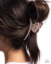 Load image into Gallery viewer, Pastoral Pearls - Rose Gold claw hair clip LRSHELF2
