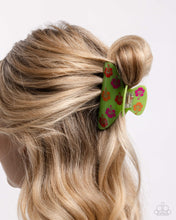 Load image into Gallery viewer, Hawaiian Harmony - Green claw hair clip UP

