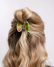 Load image into Gallery viewer, Hawaiian Harmony - Green claw hair clip UP
