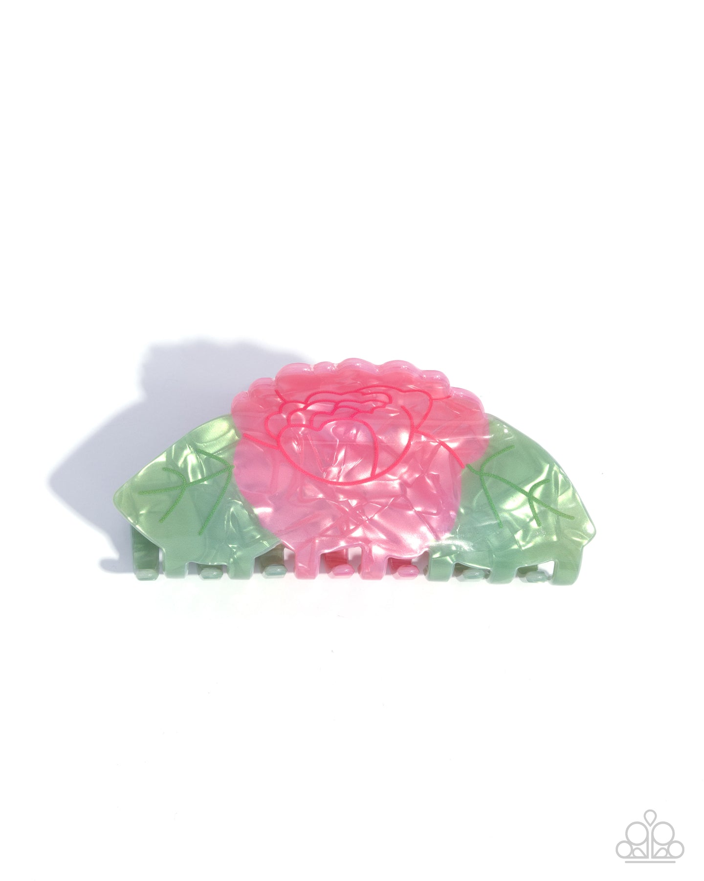 Blooming Baddie - Pink claw hair clip E004(2)