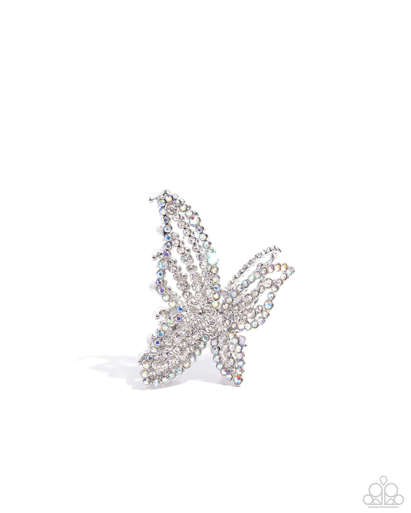 Fluttering Falsetto - White claw hair clip E073