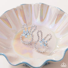 Load image into Gallery viewer, Bunny Backdrop - Blue earring G013
