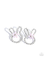 Load image into Gallery viewer, Bunny Backdrop - Pink earring B088
